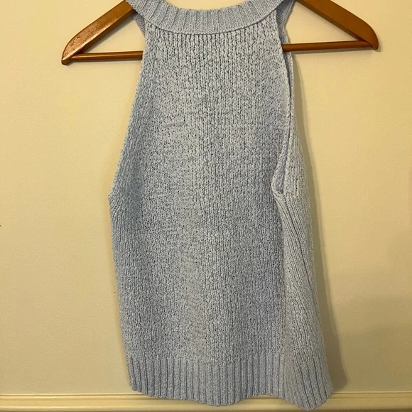 J Crew NWT Point Sur Sweater Tank Blue Size Small - Picture 4 of 9